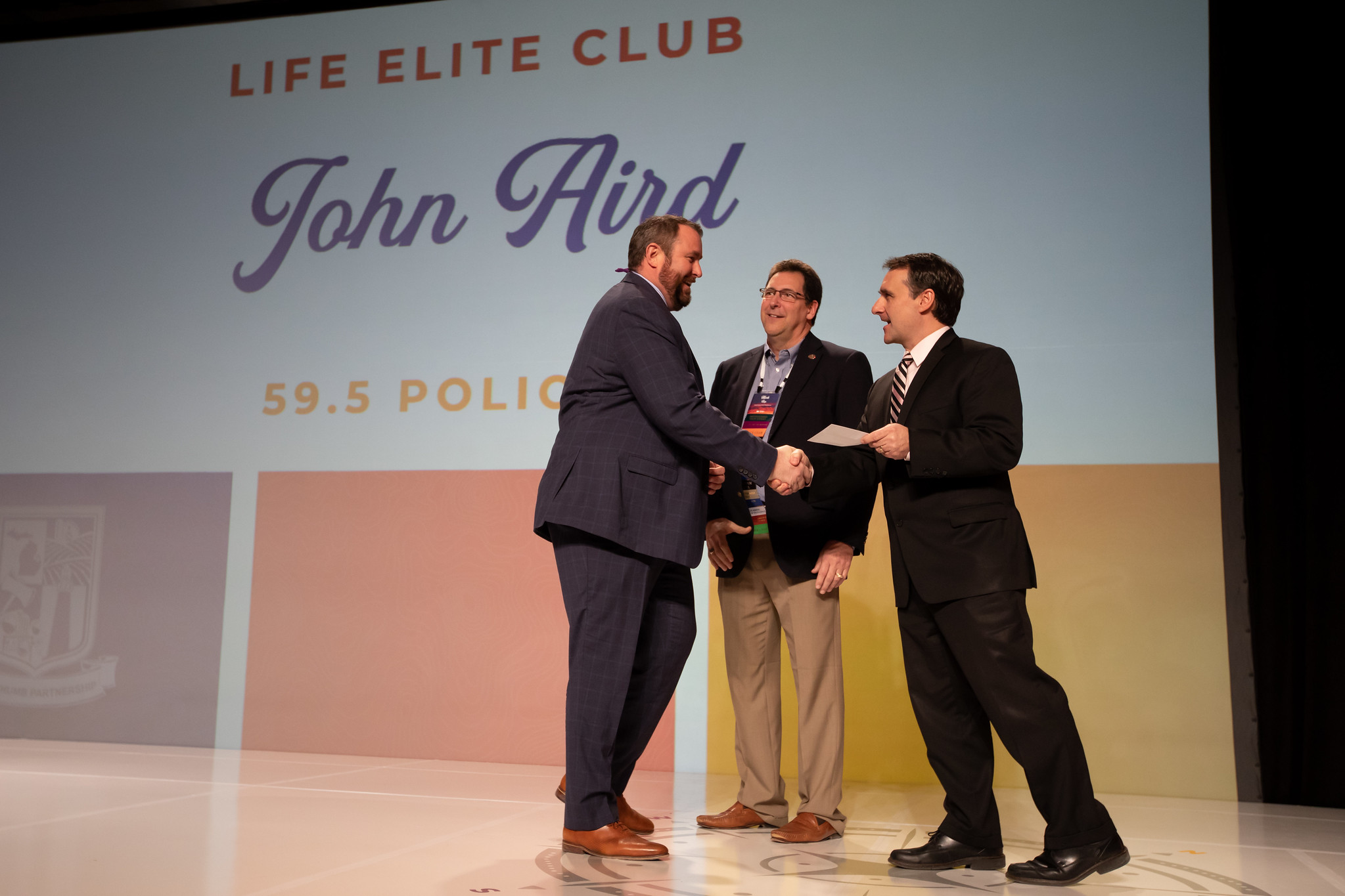 Agent John Aird makes the Life Elite Club.