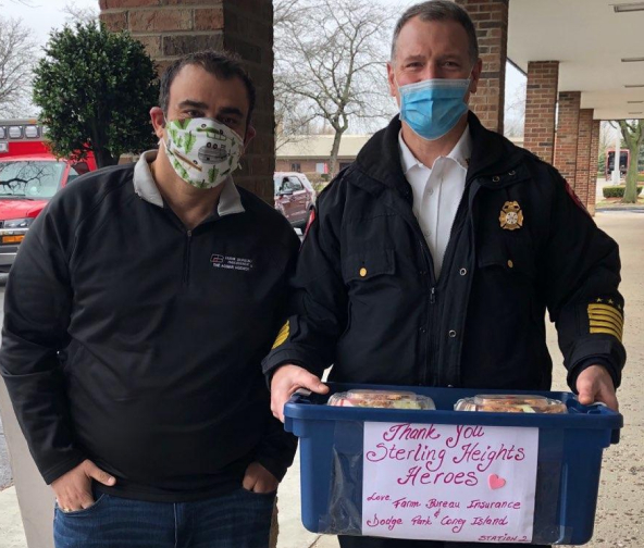 Southeast agent Antonio Asmar gives back during the pandemic to local law enforcement.